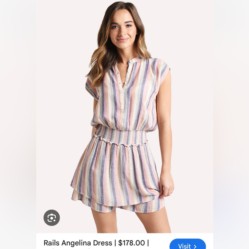 Rails Multicolor Striped Dress